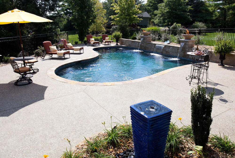 5 | Custom Wall with Built In Water Features