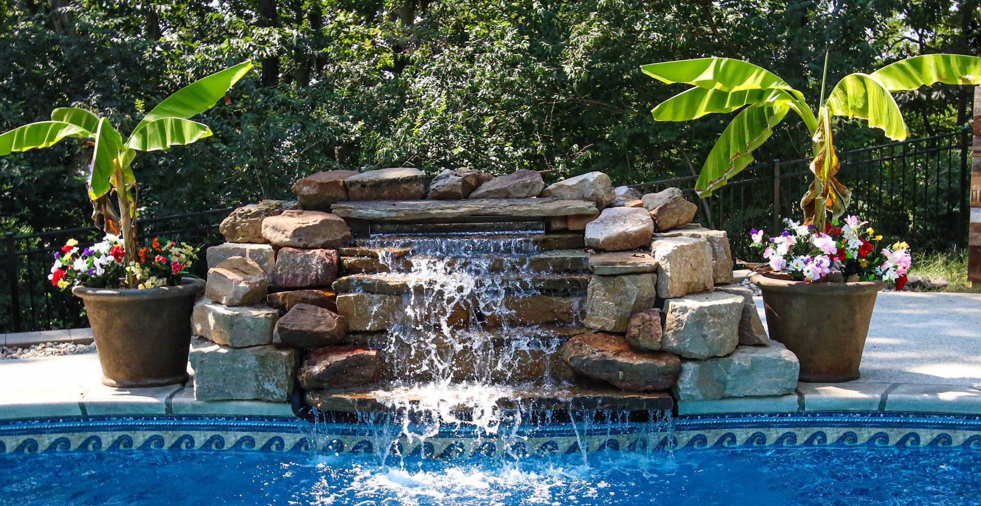Prestige Pools-rock water feature